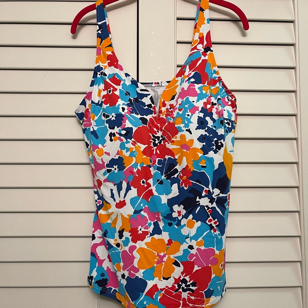 Floral Multicolor Tank Top